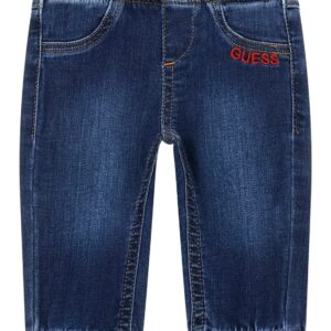 Pantalone str denim pull-on pants w/bear maschio Guess